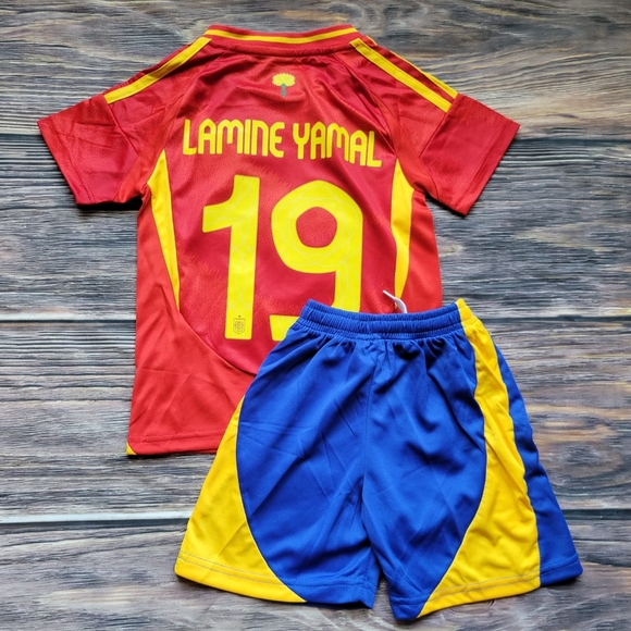 España Lamine Home kid's soccer uniform - Picture 2 of 2
